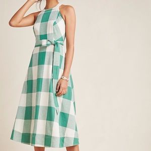 Anthropologie Greta Gingham Dress Size 6